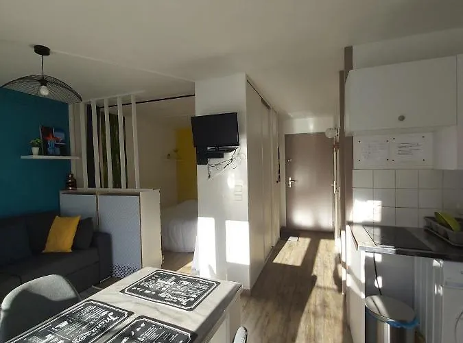 Appartement 2Pers, Superbe Vue Montagne, Expose Sud, Residence Tres Calme, Parking, 5Mns A Pied Du Centre Люс-Сен-Совёр