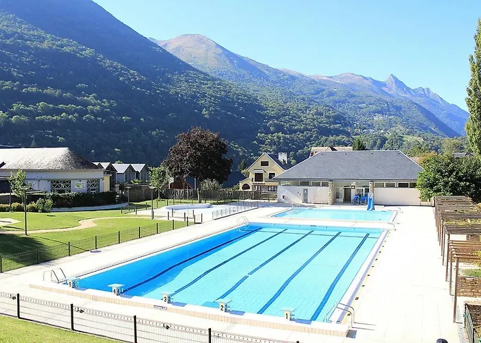 Appartement 2Pers, Superbe Vue Montagne, Expose Sud, Residence Tres Calme, Parking, 5Mns A Pied Du Centre Люс-Сен-Совёр